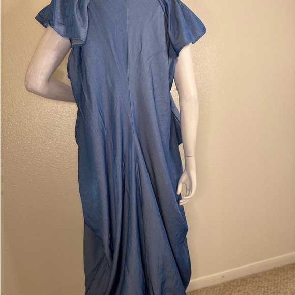 Unbranded Balloon Dress/ Solid/Blue Denim Size 2XL. #313 - Picture 9 of 14